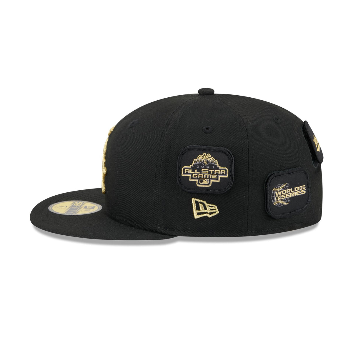 Chicago White Sox Patchwork Black 59FIFTY Fitted Hat