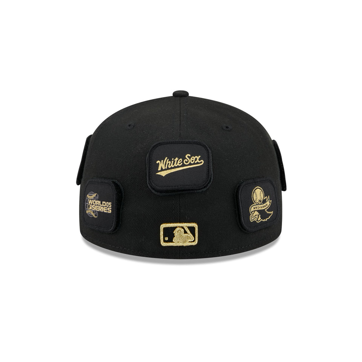 Chicago White Sox Patchwork Black 59FIFTY Fitted Hat