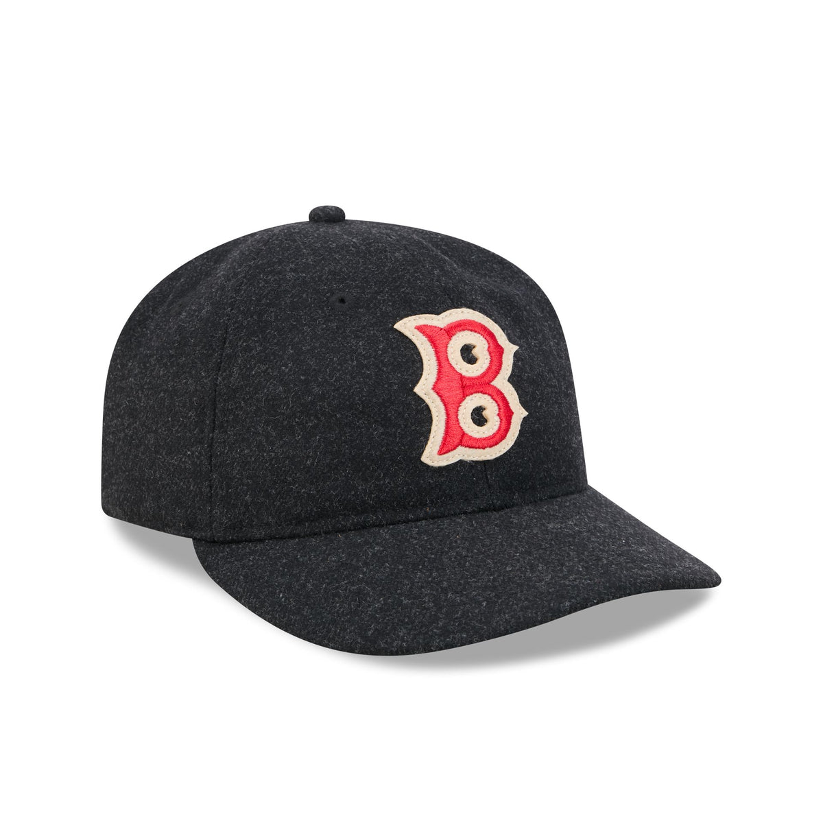 Boston Red Sox Black Wool Retro Crown 9FIFTY Adjustable Hat