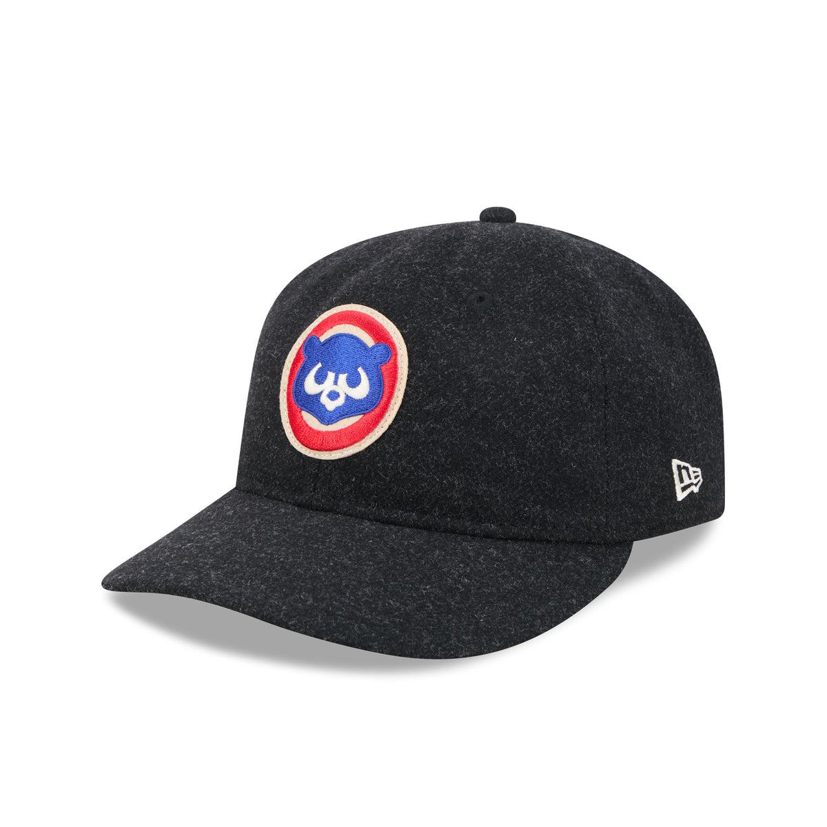 Chicago Cubs Black Wool Retro Crown 9FIFTY Adjustable Hat