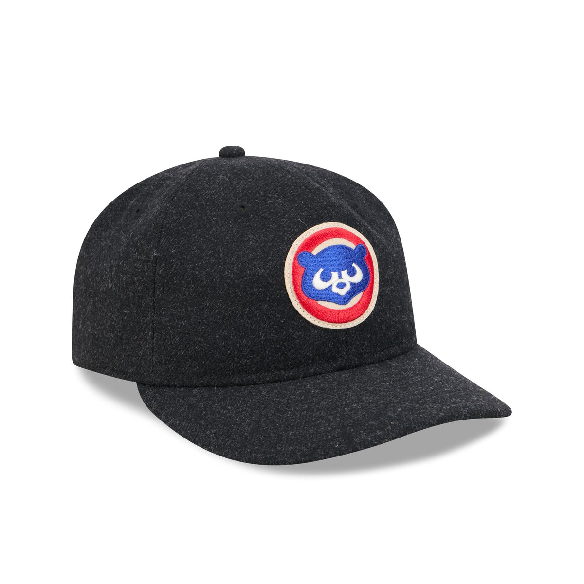 Chicago Cubs Black Wool Retro Crown 9FIFTY Adjustable Hat