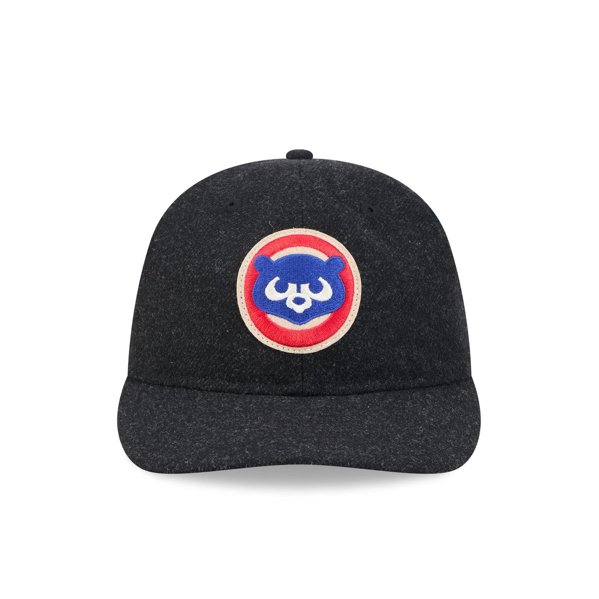 Chicago Cubs Black Wool Retro Crown 9FIFTY Adjustable Hat