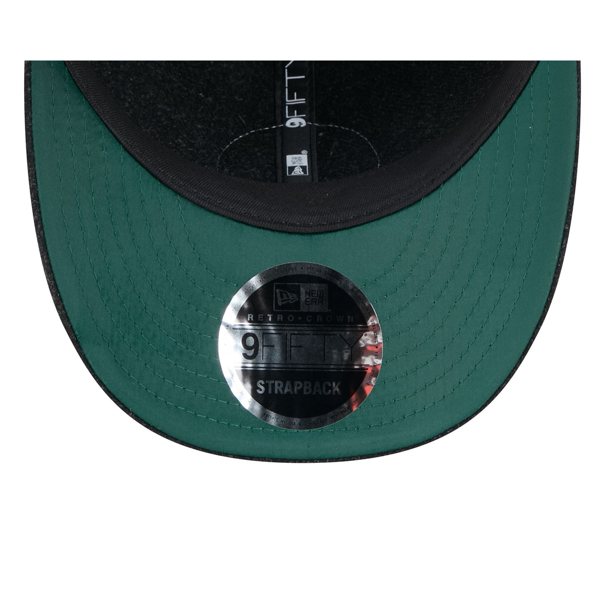 Chicago Cubs Black Wool Retro Crown 9FIFTY Adjustable Hat