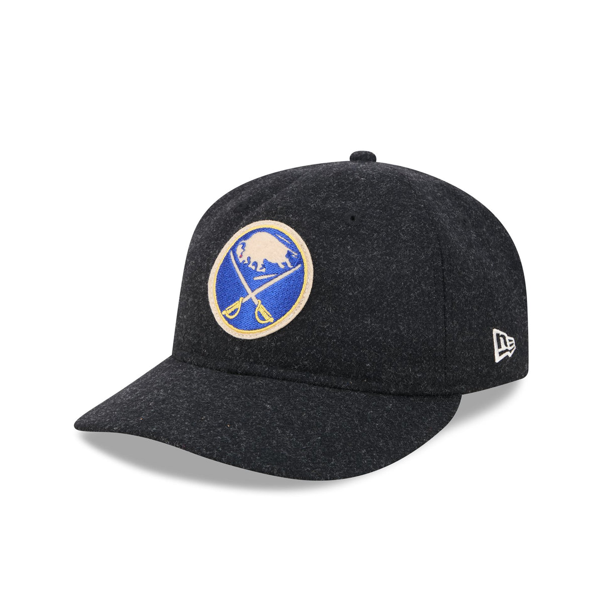 Buffalo Sabres Black Wool Retro Crown 9FIFTY Adjustable Hat