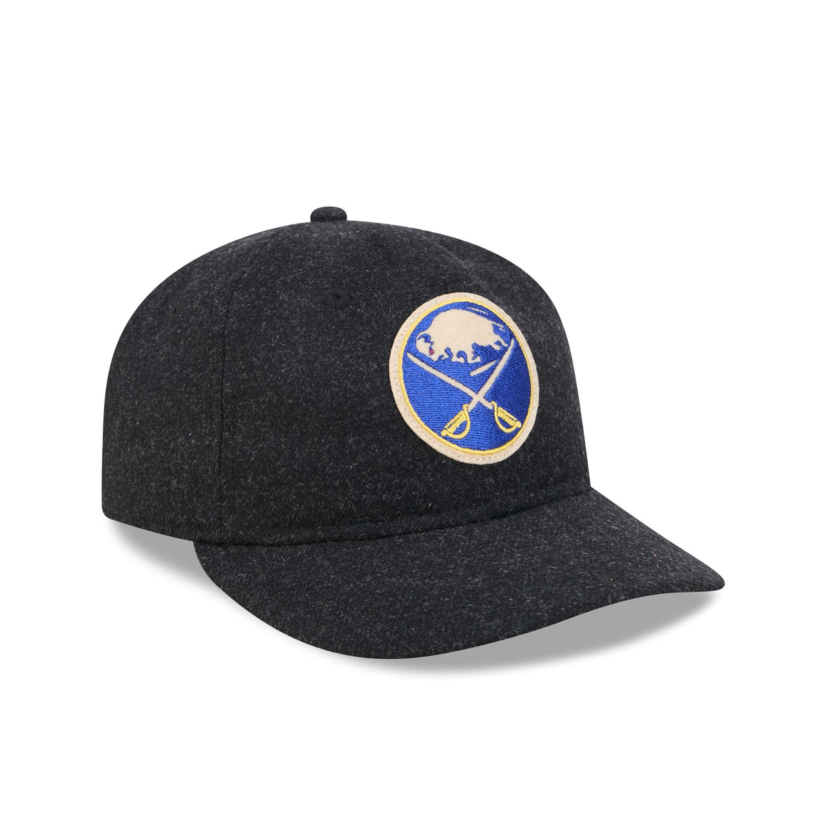 Buffalo Sabres Black Wool Retro Crown 9FIFTY Adjustable Hat