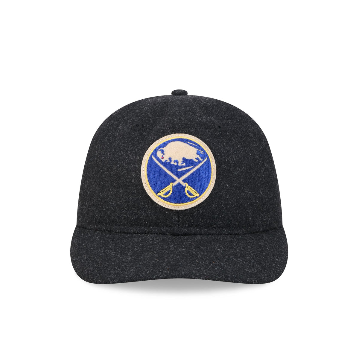 Buffalo Sabres Black Wool Retro Crown 9FIFTY Adjustable Hat