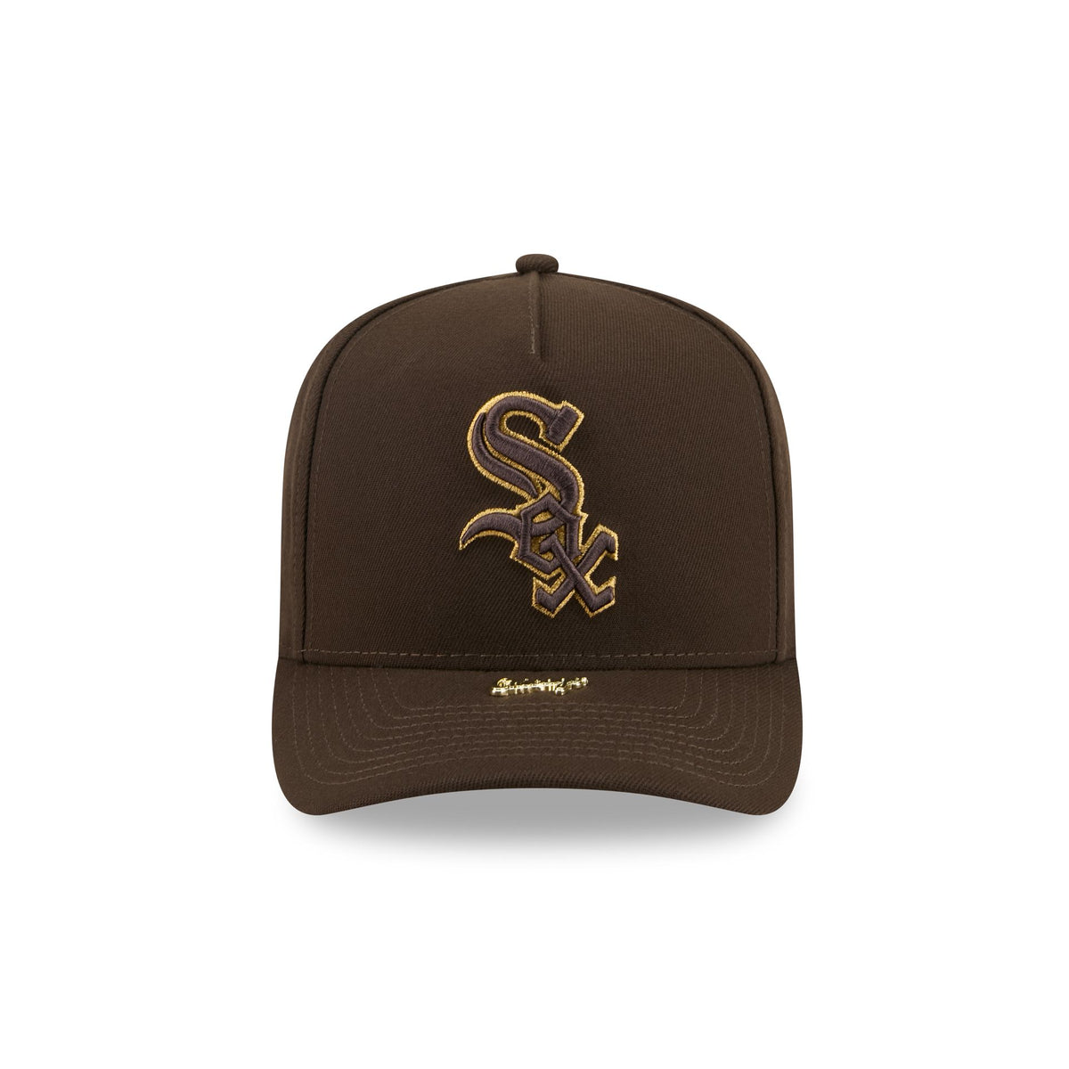 Chicago White Sox Walnut Gold Detail 9FIFTY A-Frame Snapback Hat