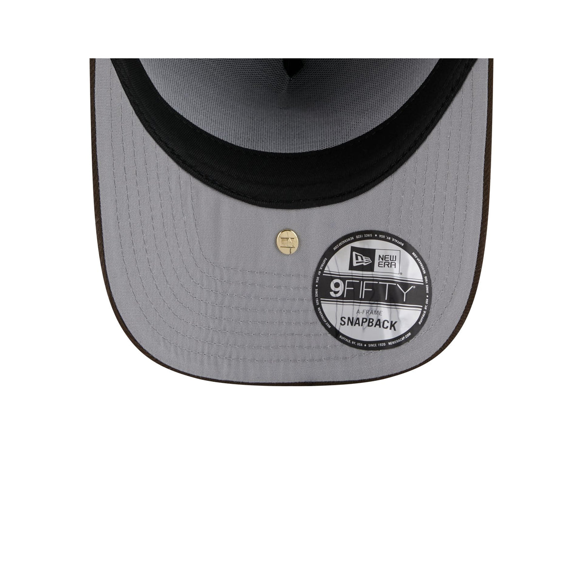 Chicago Cubs Walnut Gold Detail 9FIFTY A-Frame Snapback Hat