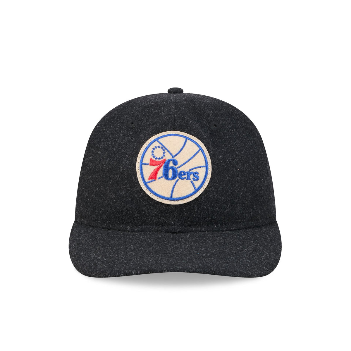 Philadelphia 76ers Black Wool Retro Crown 9FIFTY Adjustable Hat
