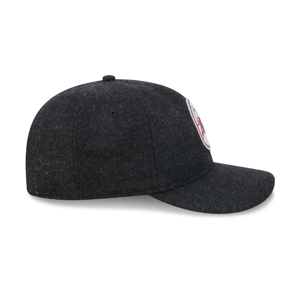 Philadelphia 76ers Black Wool Retro Crown 9FIFTY Adjustable Hat