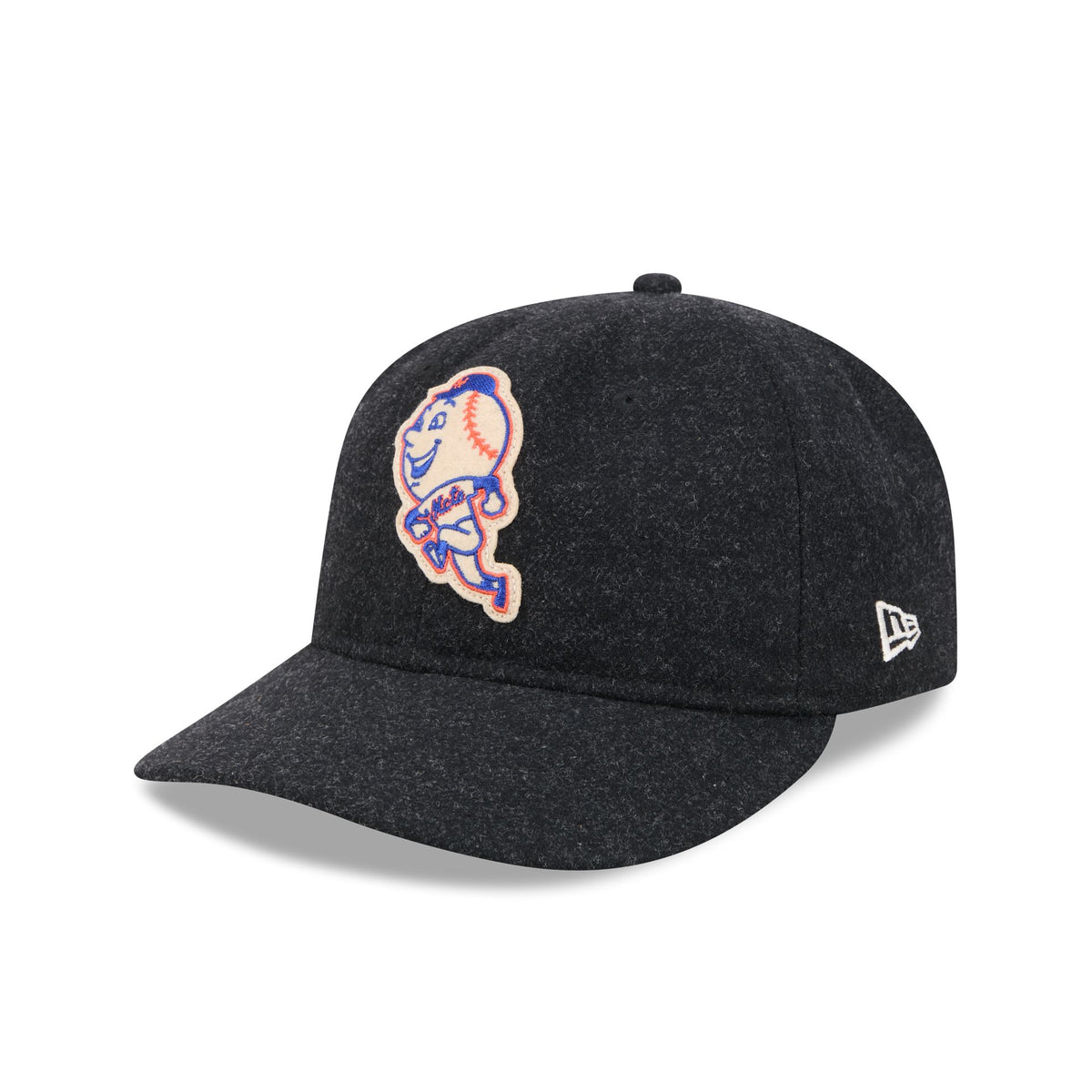 New York Mets Black Wool Retro Crown 9FIFTY Adjustable Hat