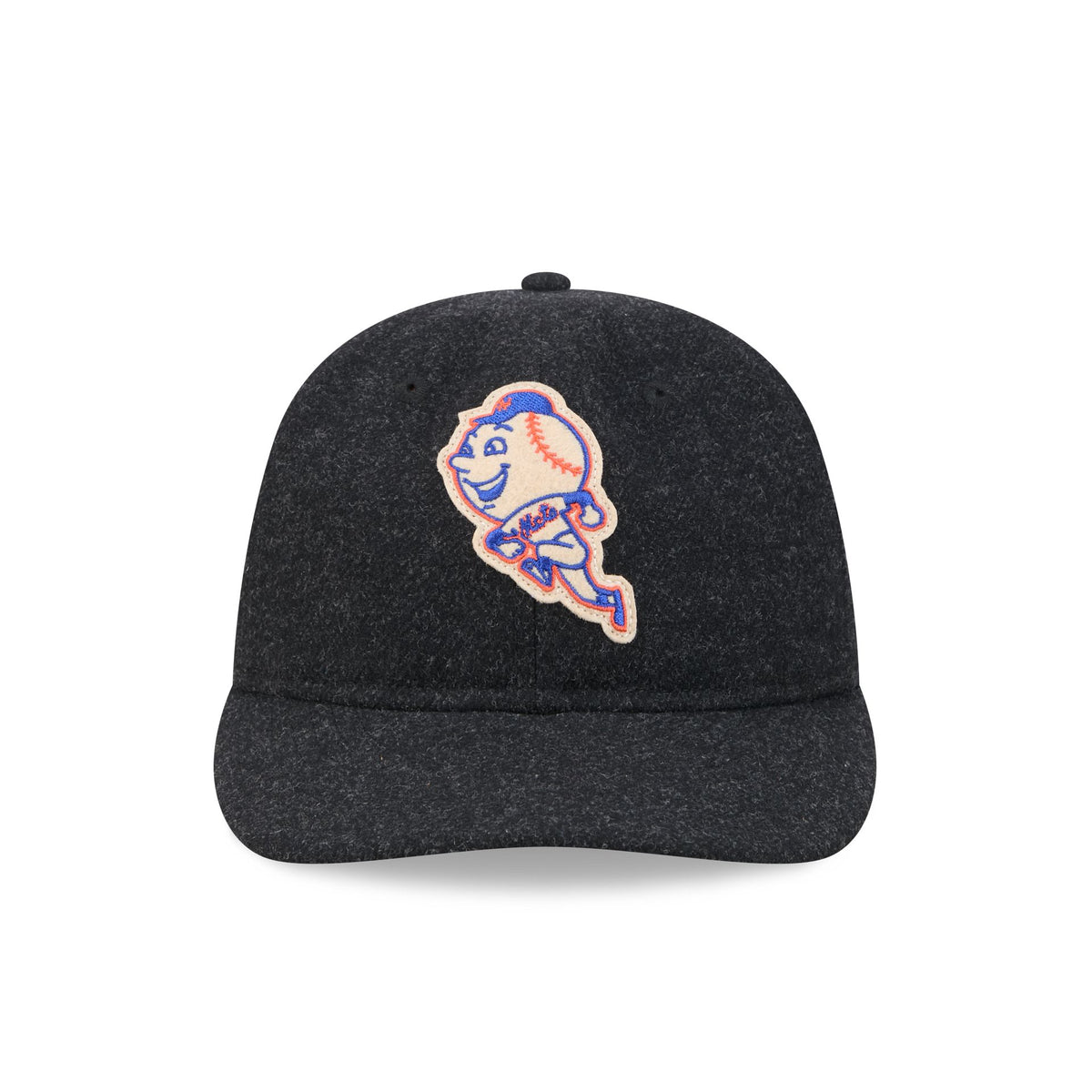 New York Mets Black Wool Retro Crown 9FIFTY Adjustable Hat