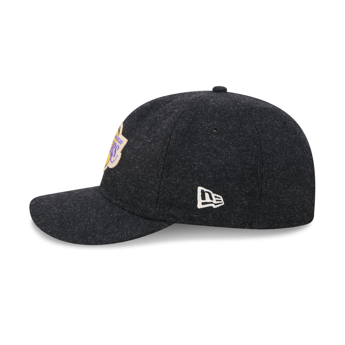 Los Angeles Lakers Black Wool Retro Crown 9FIFTY Adjustable Hat