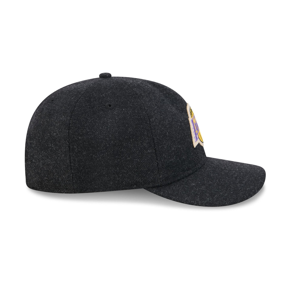 Los Angeles Lakers Black Wool Retro Crown 9FIFTY Adjustable Hat