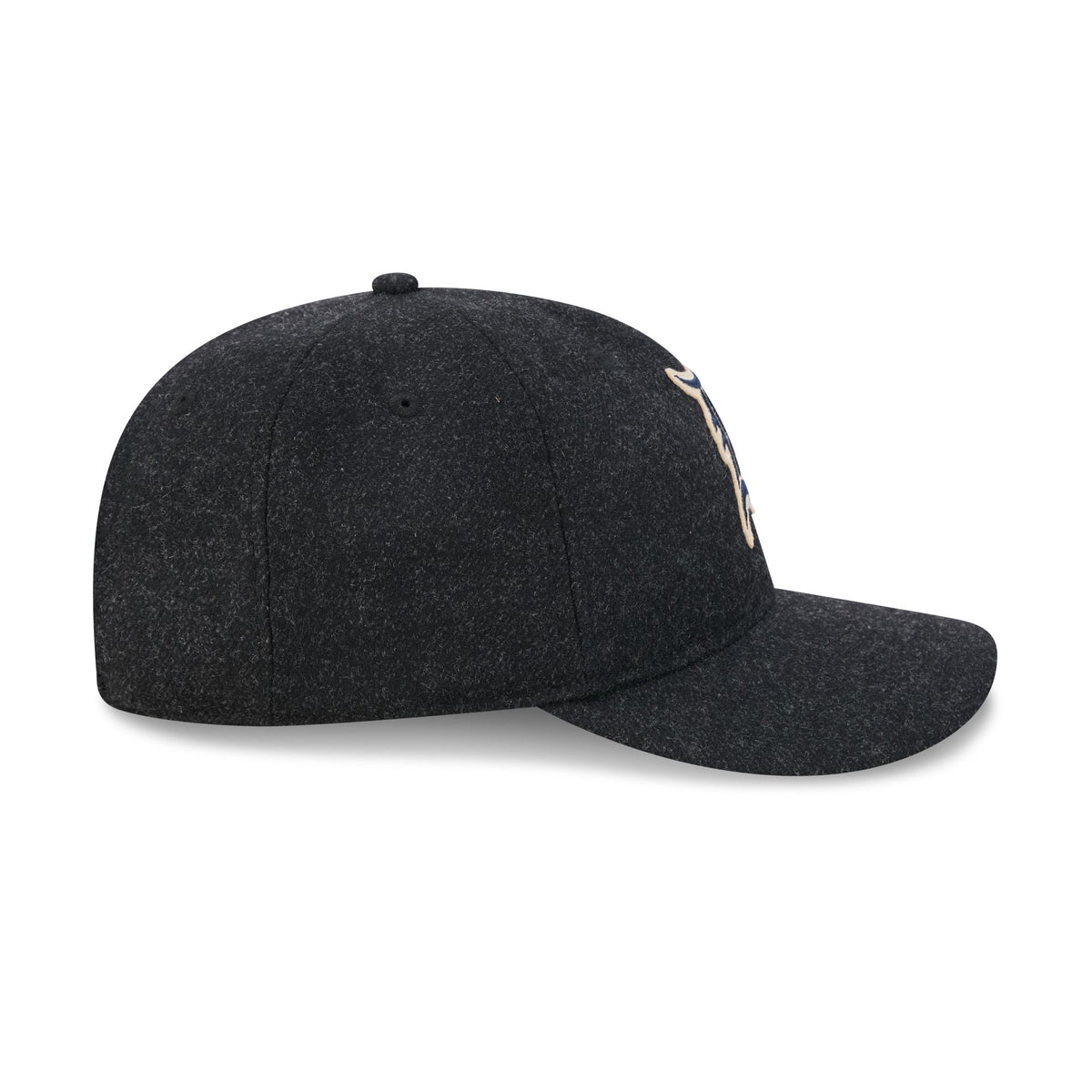 Detroit Tigers Black Wool Retro Crown 9FIFTY Adjustable Hat