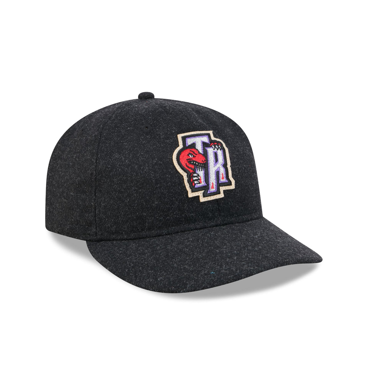 Toronto Raptors Black Wool Retro Crown 9FIFTY Adjustable Hat