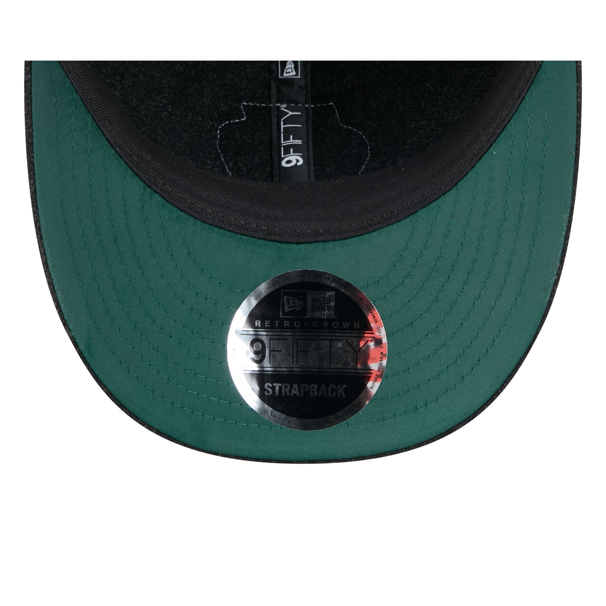 Toronto Raptors Black Wool Retro Crown 9FIFTY Adjustable Hat