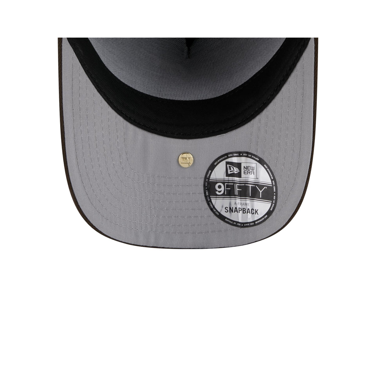 New York Mets Walnut Gold Detail 9FIFTY A-Frame Snapback Hat