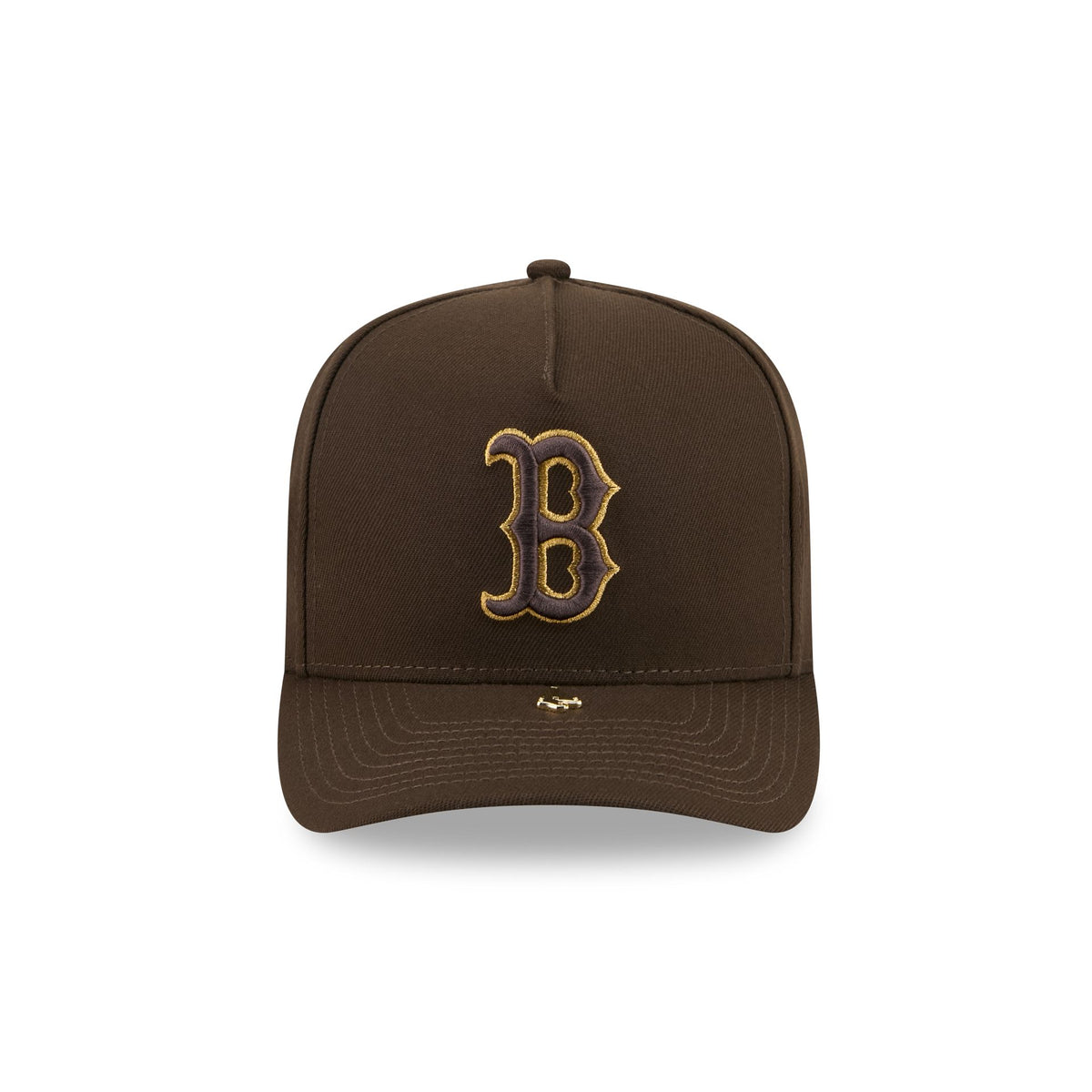 Boston Red Sox Walnut Gold Detail 9FIFTY A-Frame Snapback Hat