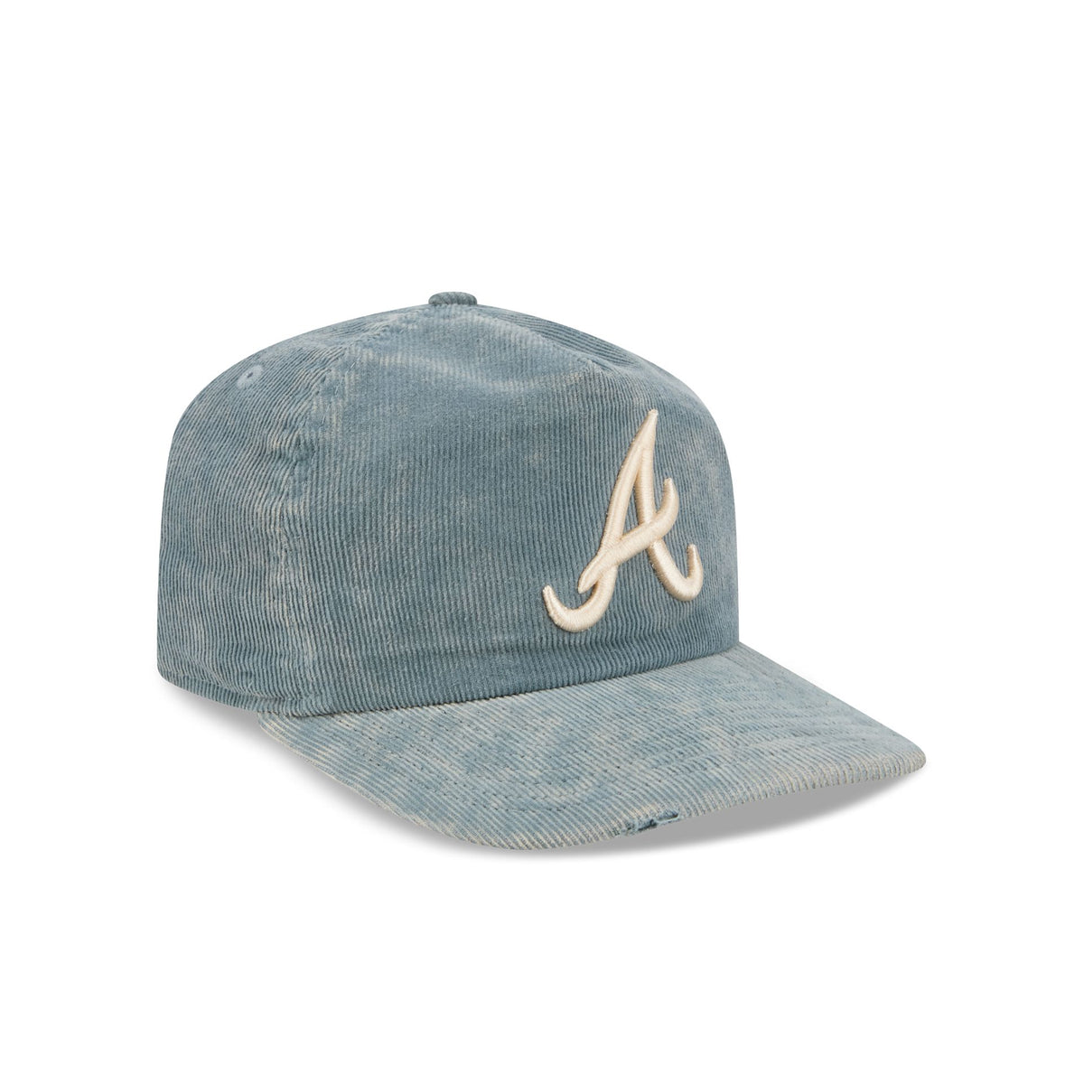 Atlanta Braves Washed Slate Blue Corduroy 19TWENTY Adjustable Hat
