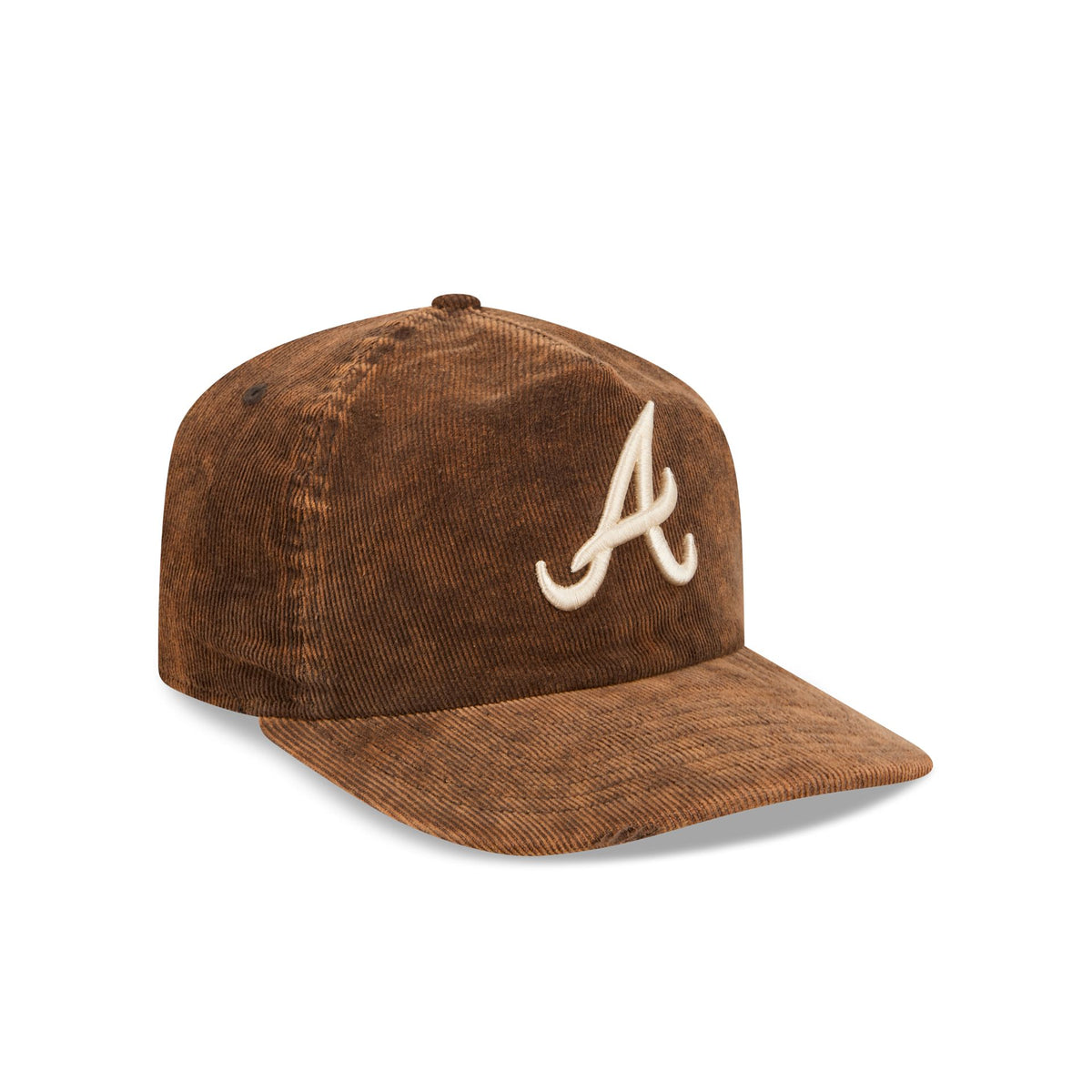 Atlanta Braves Washed Walnut Corduroy 19TWENTY Adjustable Hat