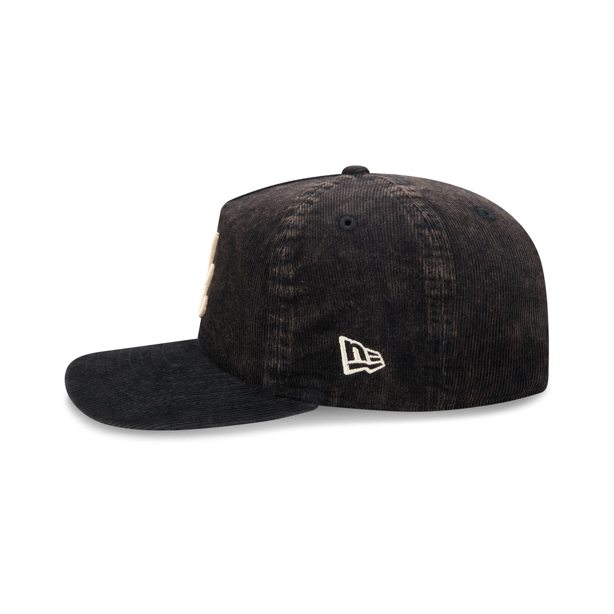 Atlanta Braves Washed Black Corduroy 19TWENTY Adjustable Hat