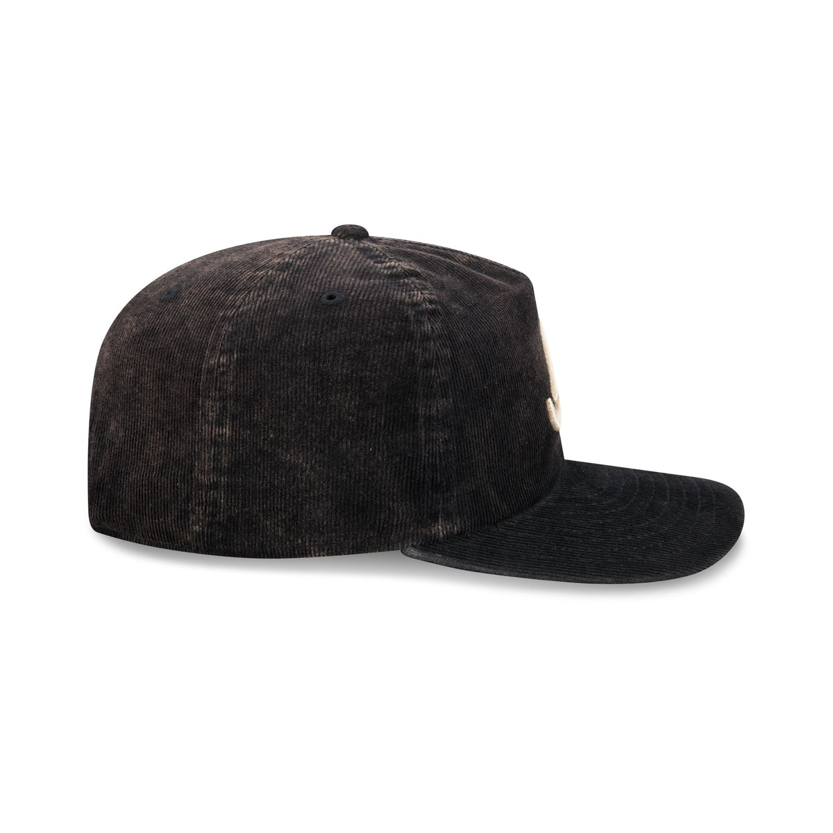 Atlanta Braves Washed Black Corduroy 19TWENTY Adjustable Hat