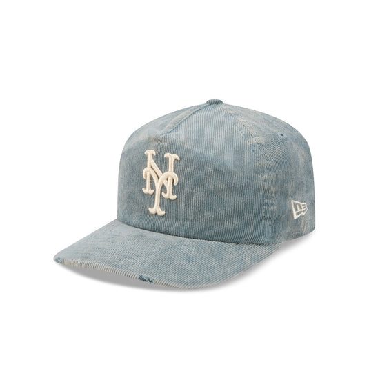 New York Mets Washed Slate Blue Corduroy 19TWENTY Adjustable Hat