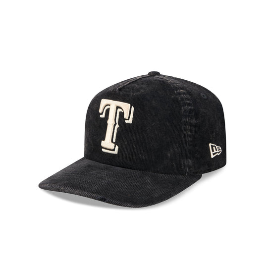 Texas Rangers Washed Black Corduroy 19TWENTY Adjustable Hat
