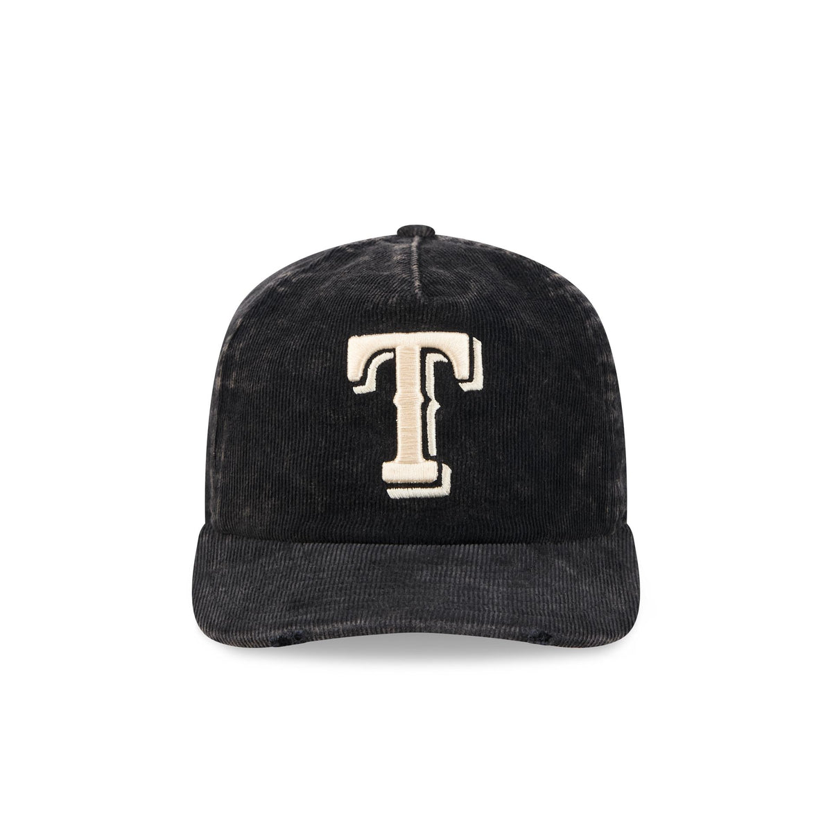 Texas Rangers Washed Black Corduroy 19TWENTY Adjustable Hat