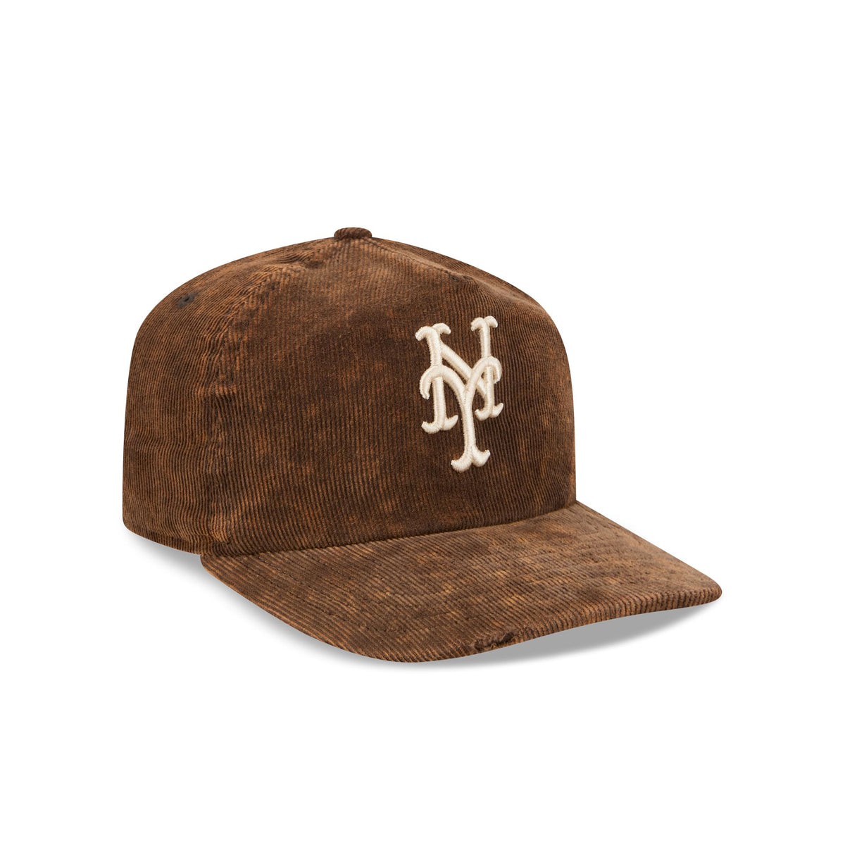 New York Mets Washed Walnut Corduroy 19TWENTY Adjustable Hat