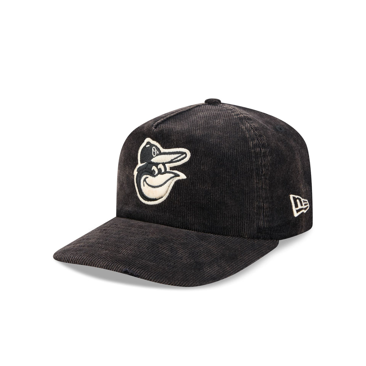 Baltimore Orioles Washed Black Corduroy 19TWENTY Adjustable Hat