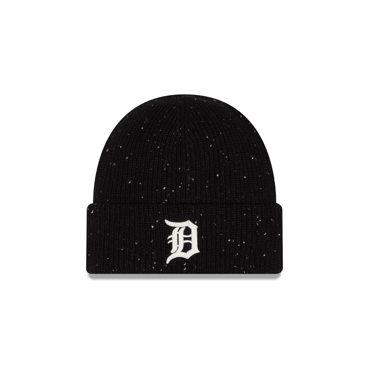 Detroit Tigers Black Speckled Knit Beanie Hat