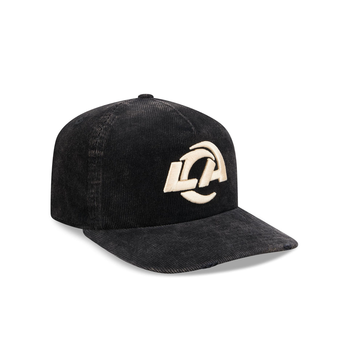 Los Angeles Rams Washed Black Corduroy 19TWENTY Adjustable Hat