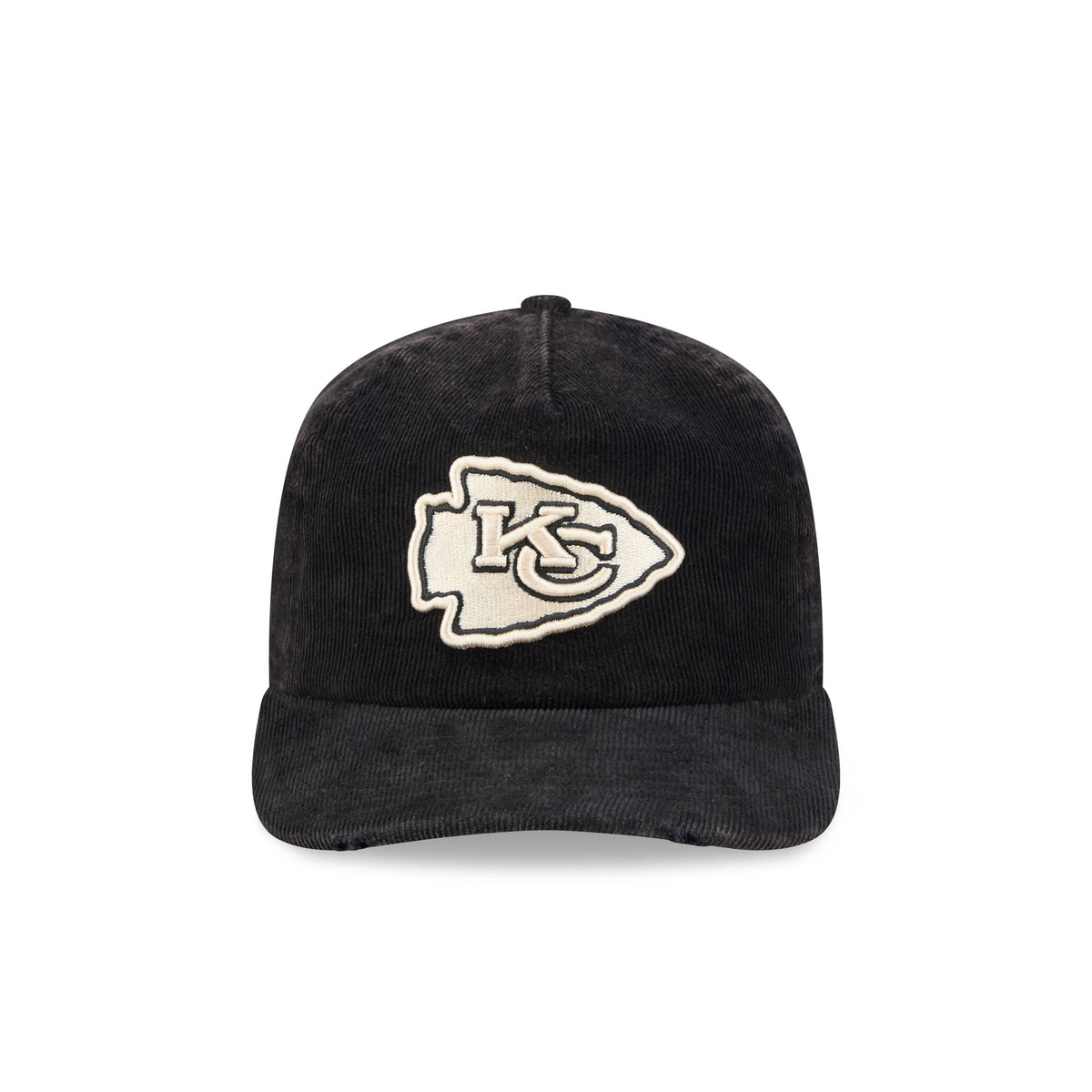 Kansas City Chiefs Washed Black Corduroy 19TWENTY Adjustable Hat