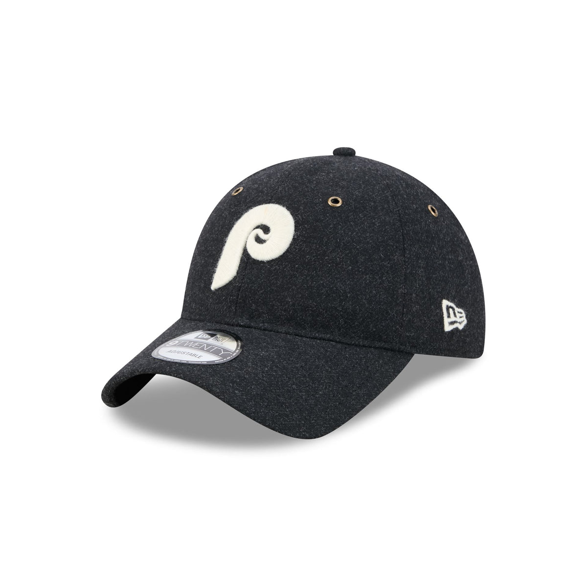 Philadelphia Phillies Black Wool 9TWENTY Adjustable Hat