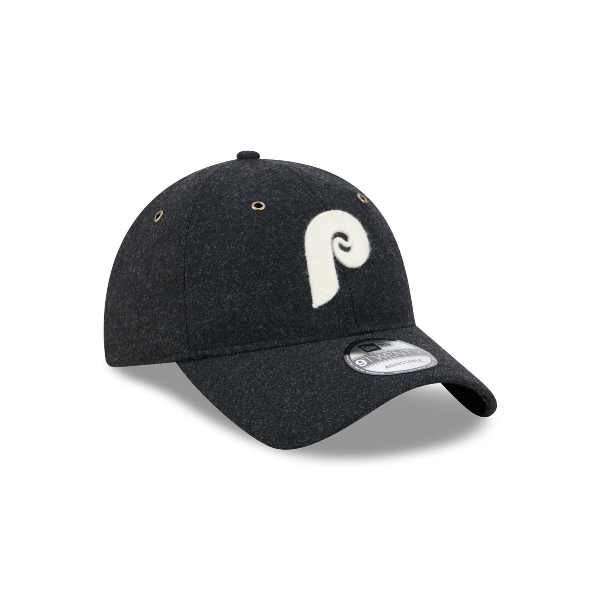Philadelphia Phillies Black Wool 9TWENTY Adjustable Hat