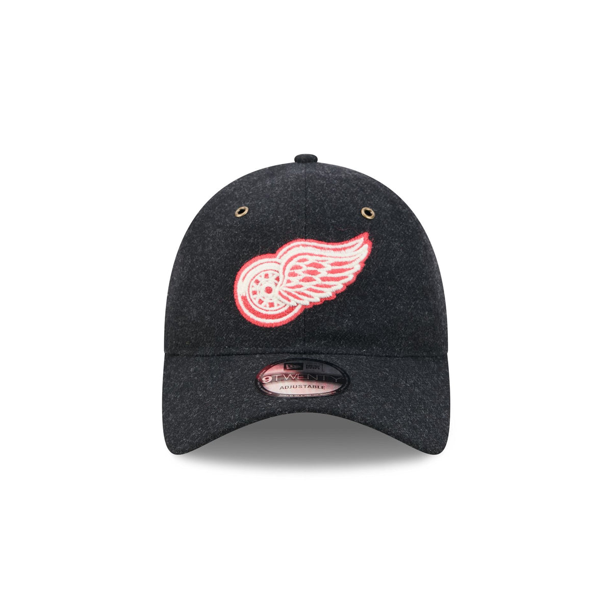 Detroit Red Wings Black Wool 9TWENTY Adjustable Hat
