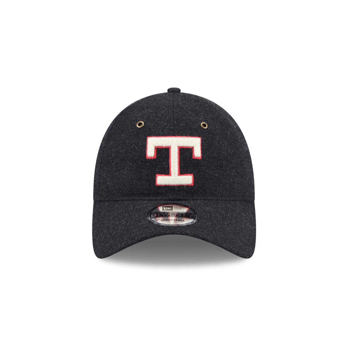 Texas Rangers Black Wool 9TWENTY Adjustable Hat
