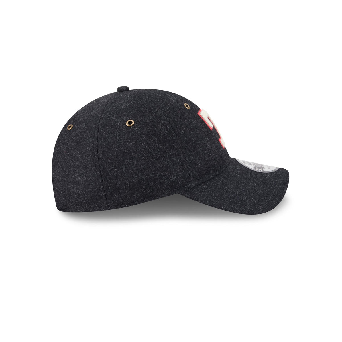 Texas Rangers Black Wool 9TWENTY Adjustable Hat
