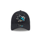 San Jose Sharks Black Wool 9TWENTY Adjustable Hat