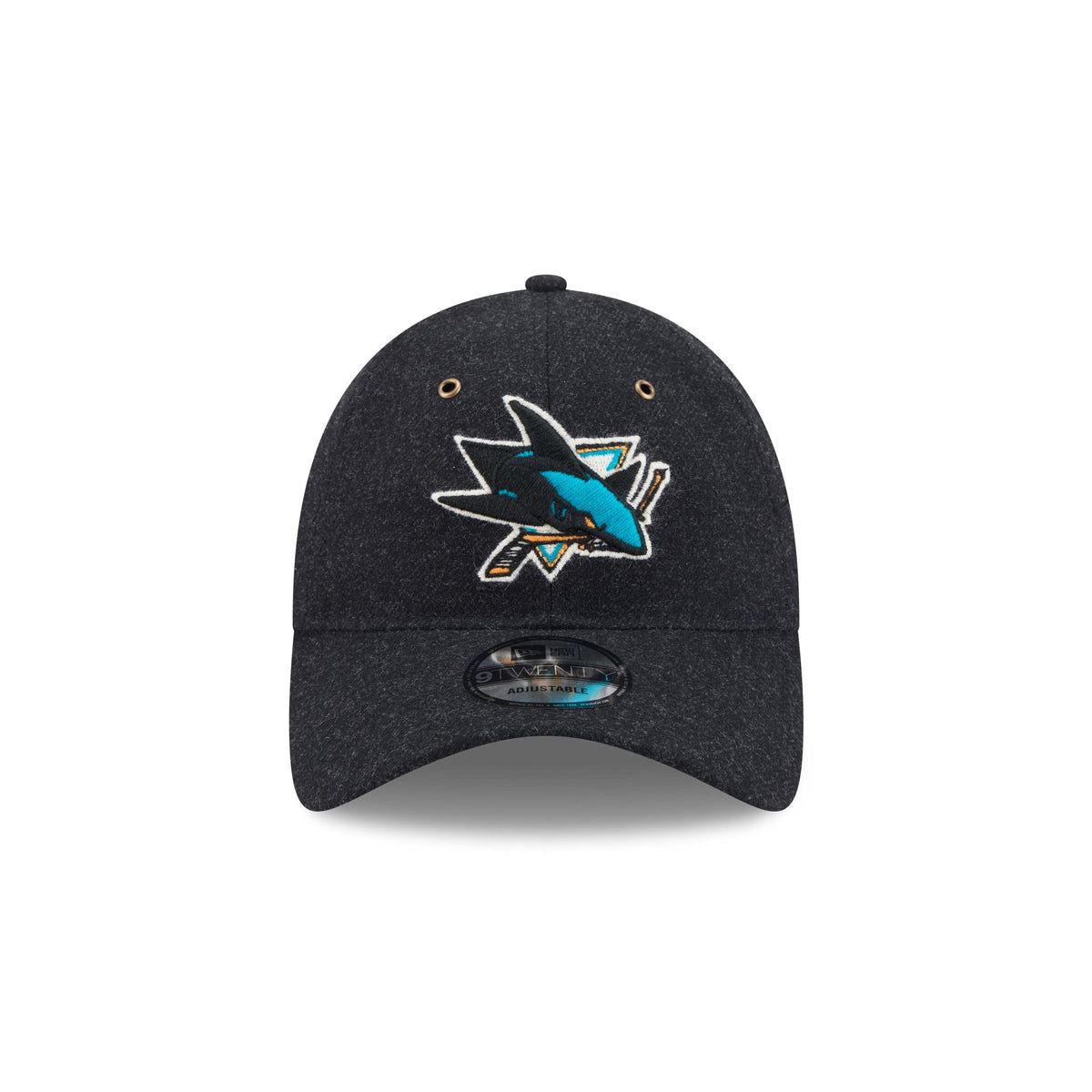 San Jose Sharks Black Wool 9TWENTY Adjustable Hat