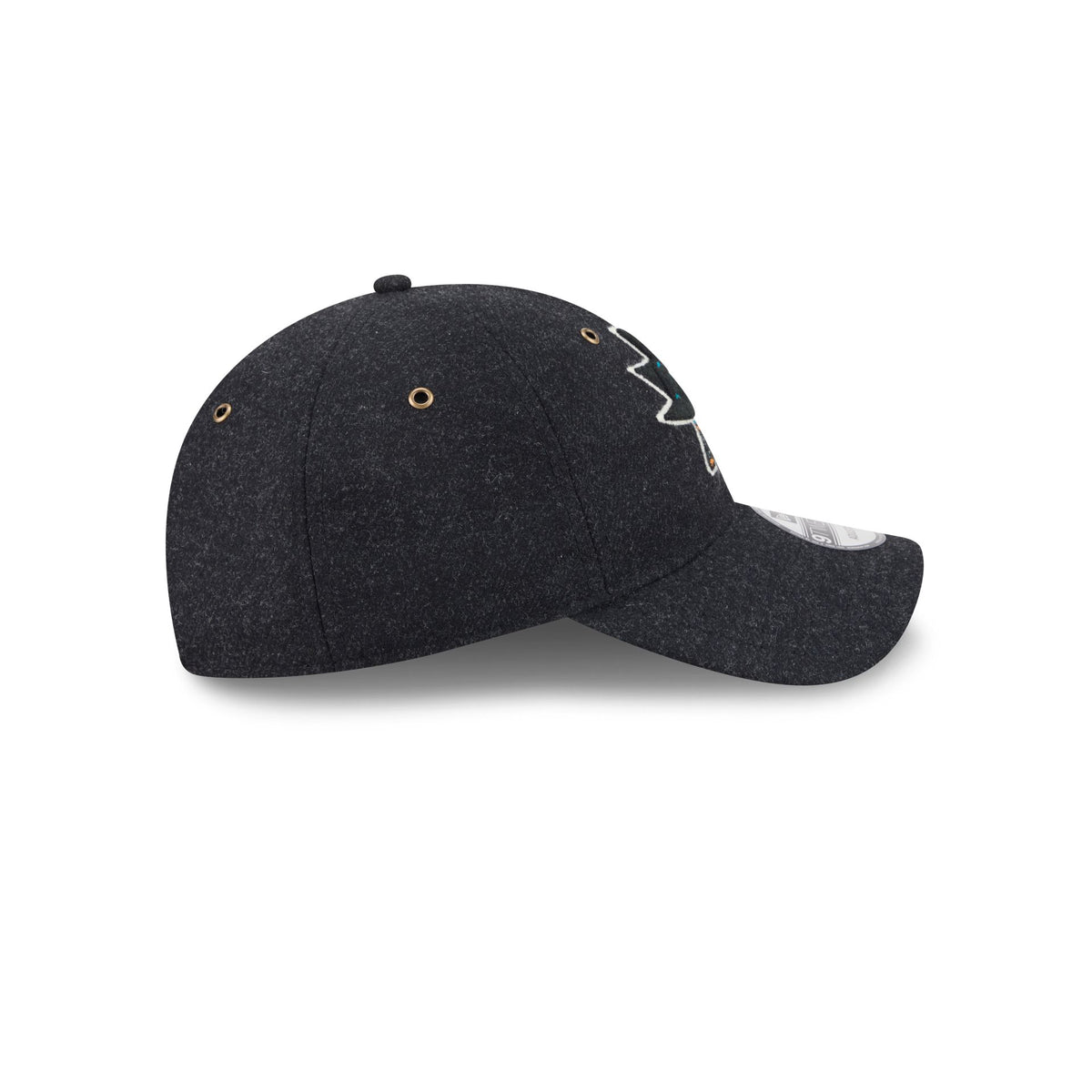 San Jose Sharks Black Wool 9TWENTY Adjustable Hat