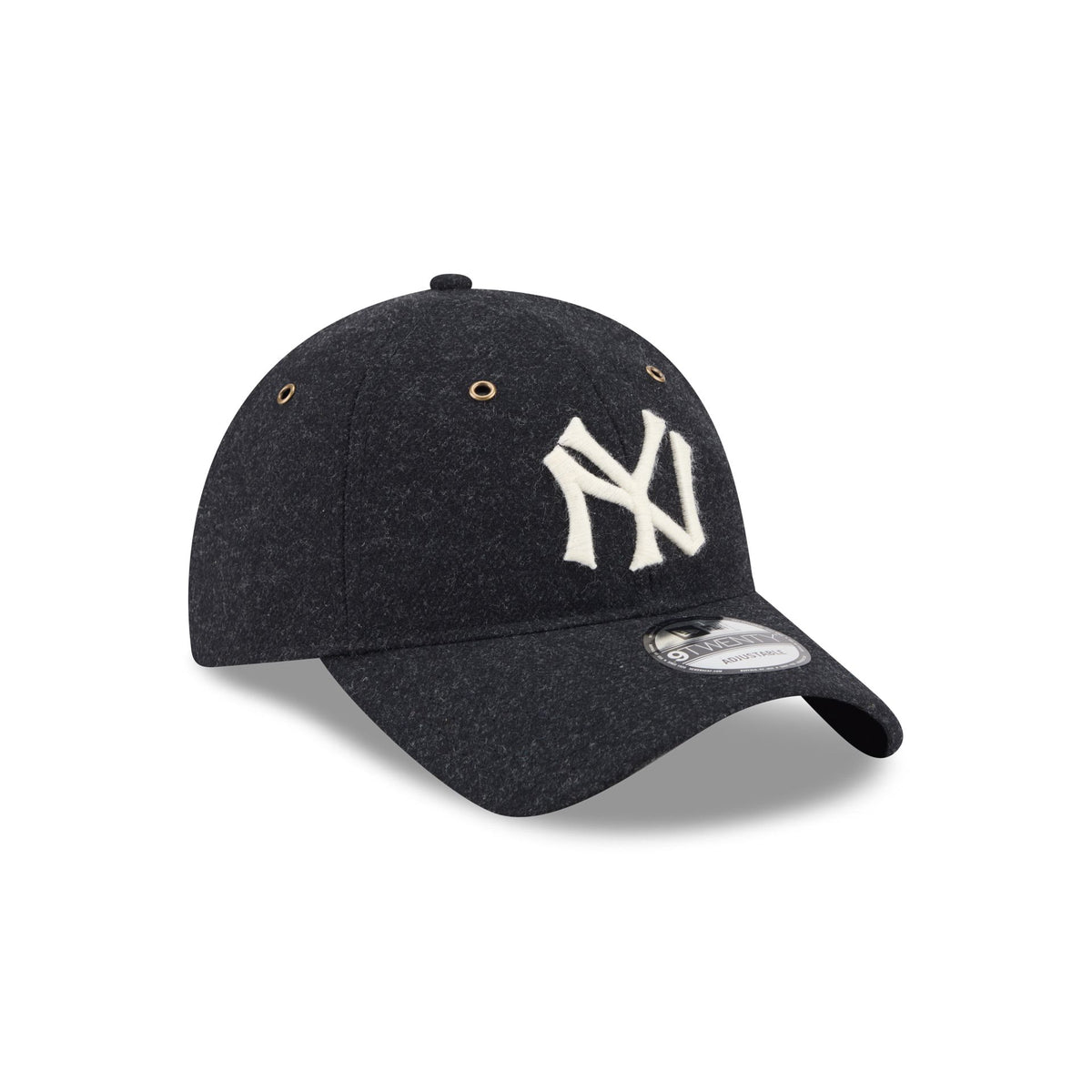 New York Yankees Black Wool 9TWENTY Adjustable Hat