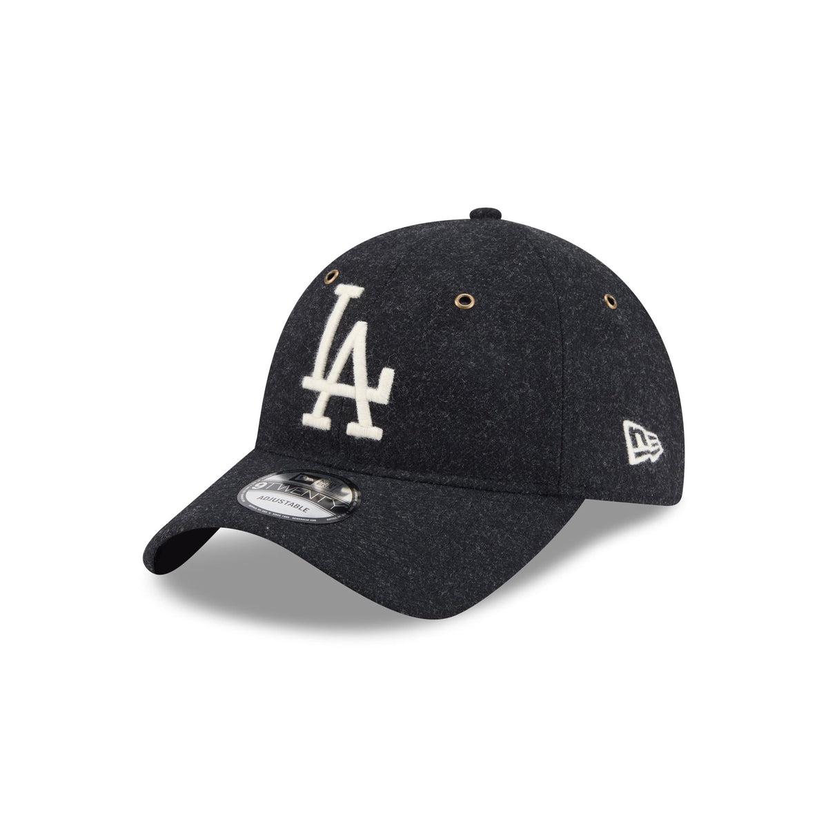 Los Angeles Dodgers Black Wool 9TWENTY Adjustable Hat