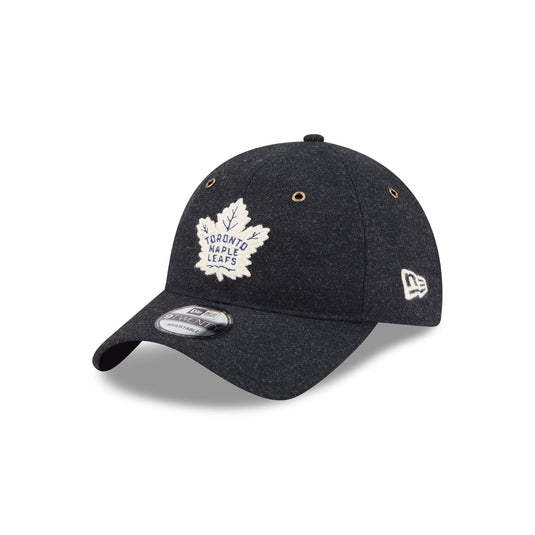 Toronto Maple Leafs Black Wool 9TWENTY Adjustable Hat
