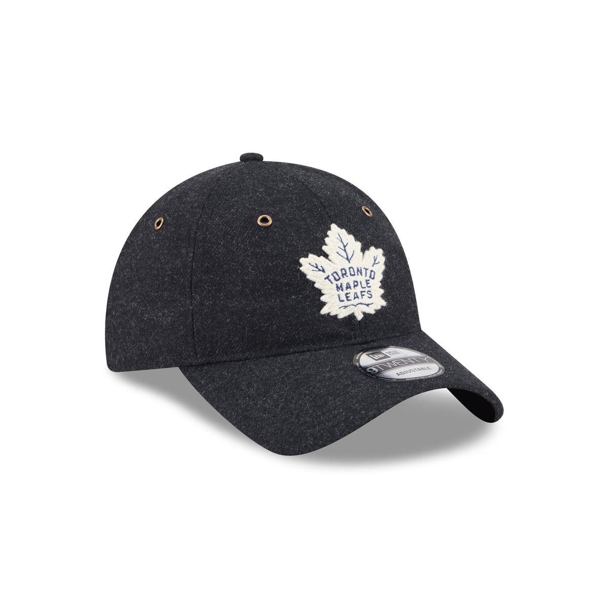 Toronto Maple Leafs Black Wool 9TWENTY Adjustable Hat