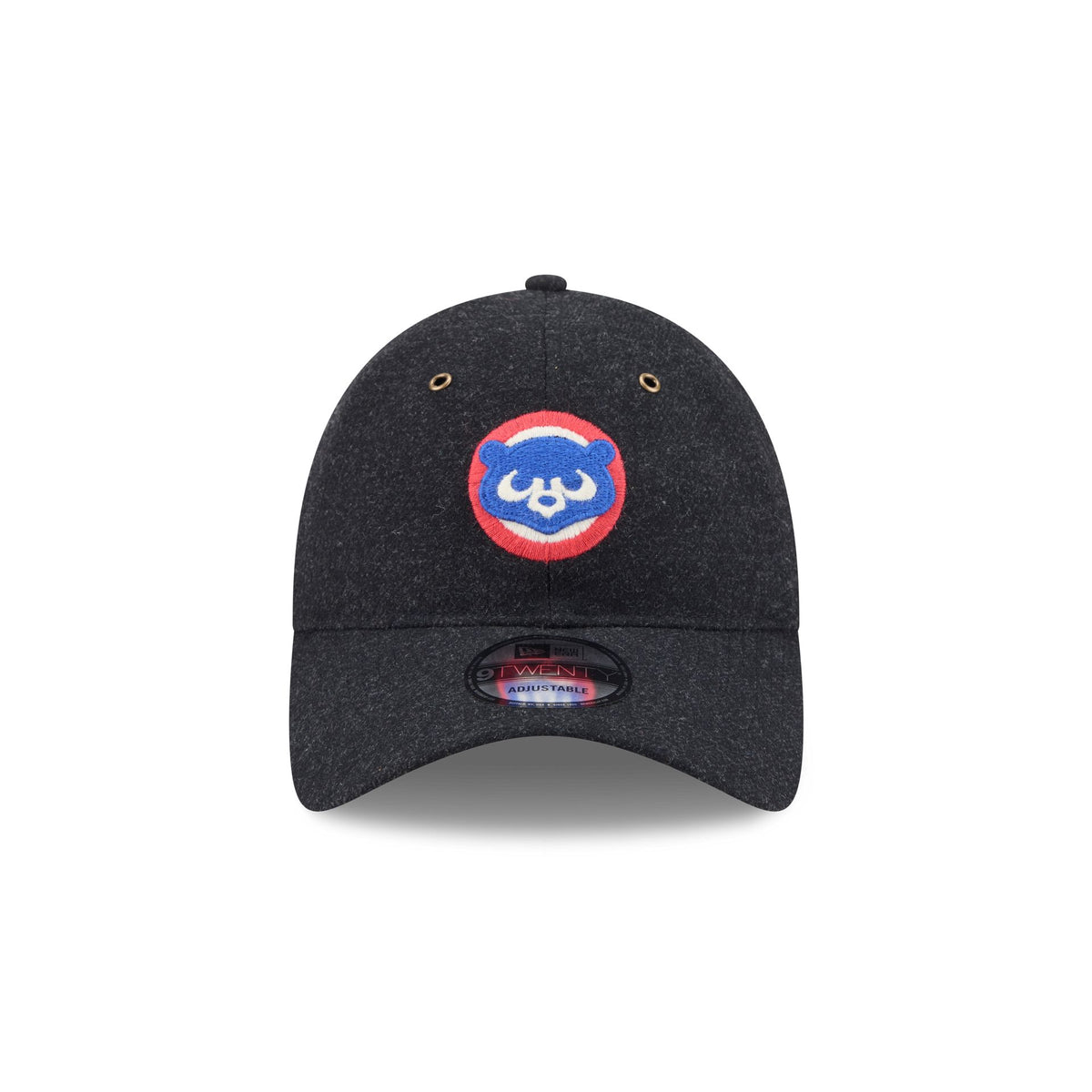 Chicago Cubs Black Wool 9TWENTY Adjustable Hat