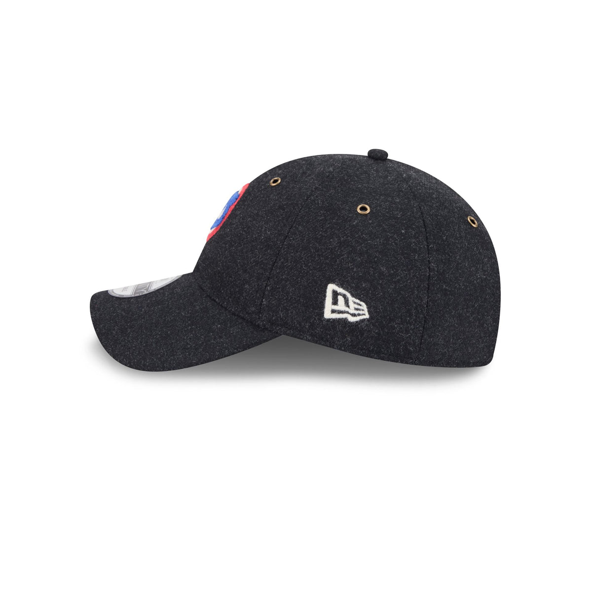 Chicago Cubs Black Wool 9TWENTY Adjustable Hat