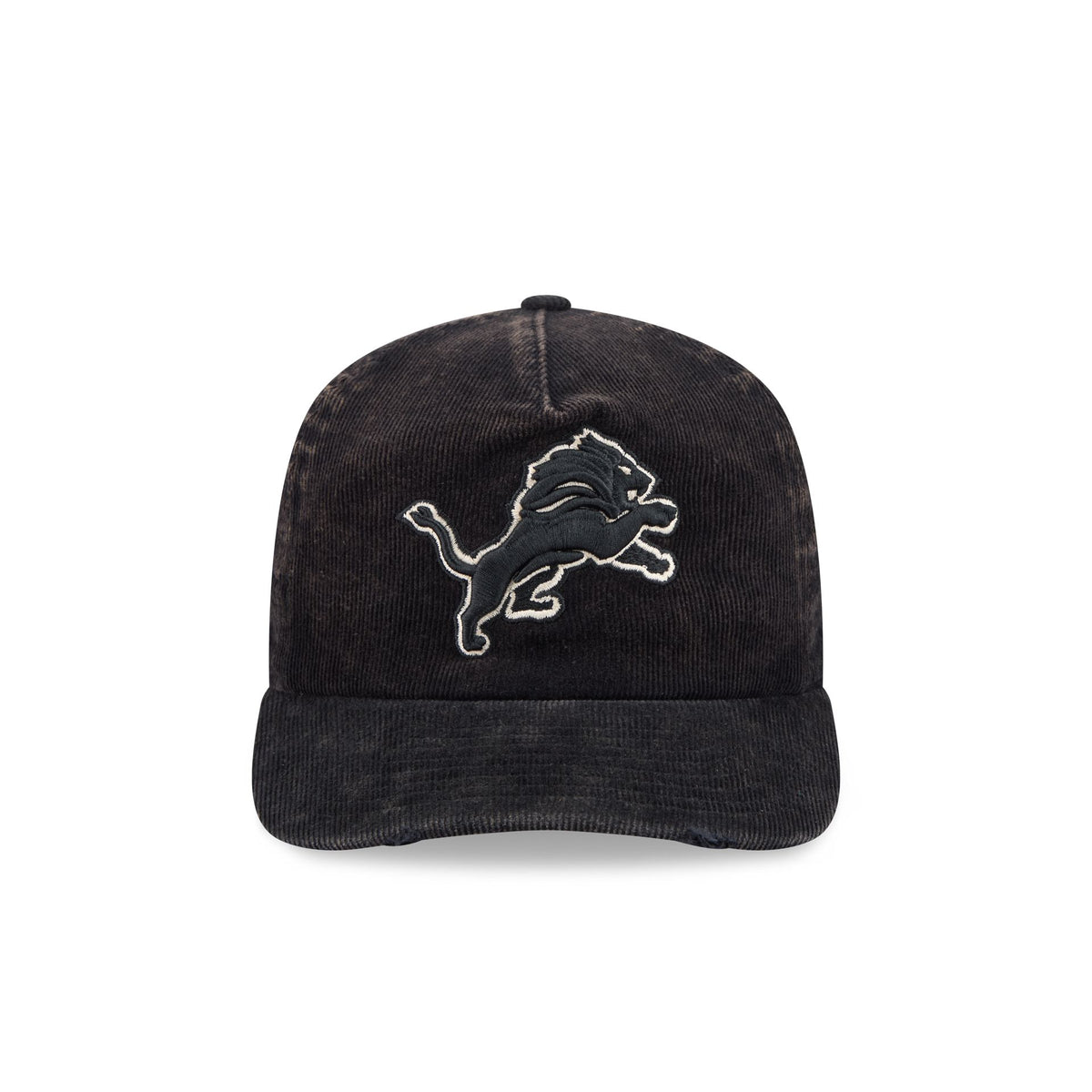 Detroit Lions Washed Black Corduroy 19TWENTY Adjustable Hat